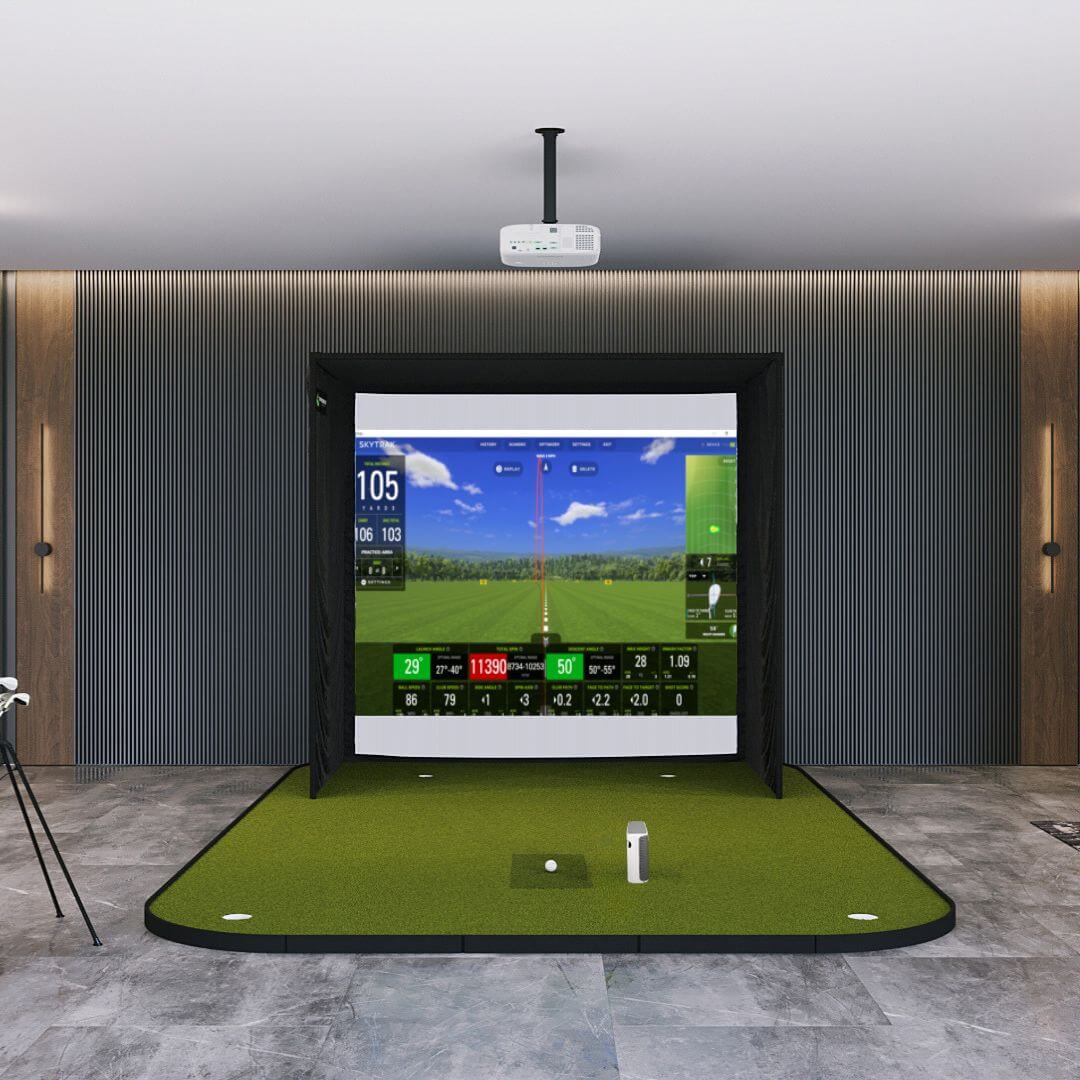 SkyTrak+ SIG8 Golf Simulator Golf Simulator SkyTrak SIG8 Golf Simulator Flooring None 