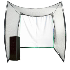 Square Golf Launch Monitor and Golf Net and Screen