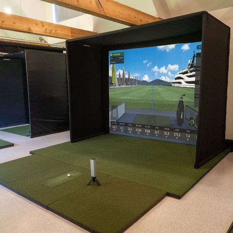 square omni golf launch monitor with SIG10 enclosure
