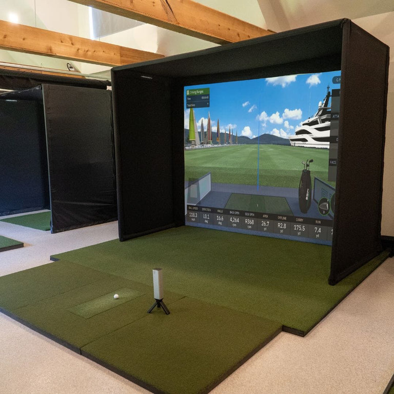 square omni golf launch monitor with SIG10 enclosure