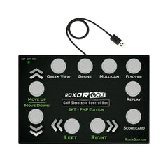 Golf Simulator Control Box Accessory Roxor SkyTrak Course Play (Wired) 