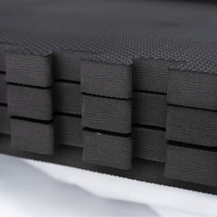 golf simulator subfloor gym tiles stacked