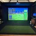 Trackman iO Custom build with black golf turf