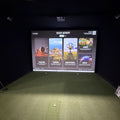 custom trackman iO golf simulator build
