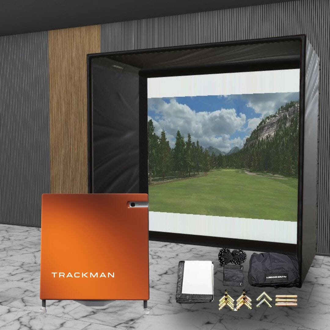 Trackman 4 SIG DIY Golf Simulator Studio Package Golf Simulator Trackman 8'4" x 8'4" x 5' (TM4) 