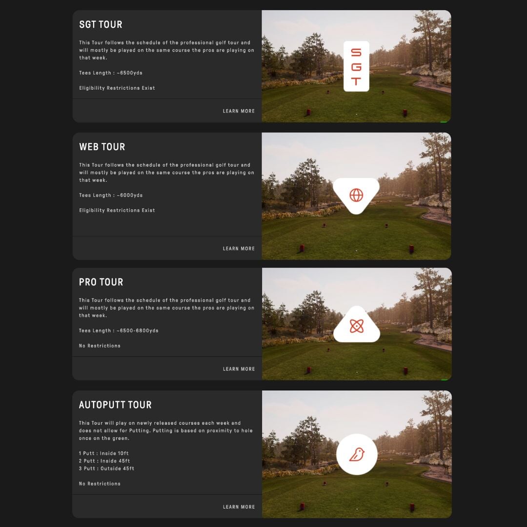 Simulator Golf Tour Membership Golf Simulation Software Simulator Golf Tour 