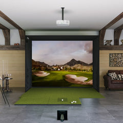 Trackman 4 Golf Simulator Package SIG10 4x7 golf mat