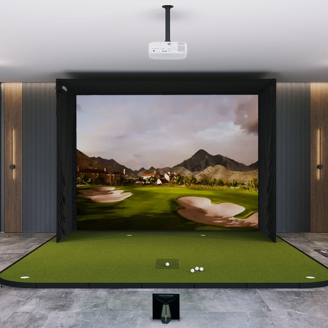 Trackman 4 Golf Simulatot Package SIG12 Flooring