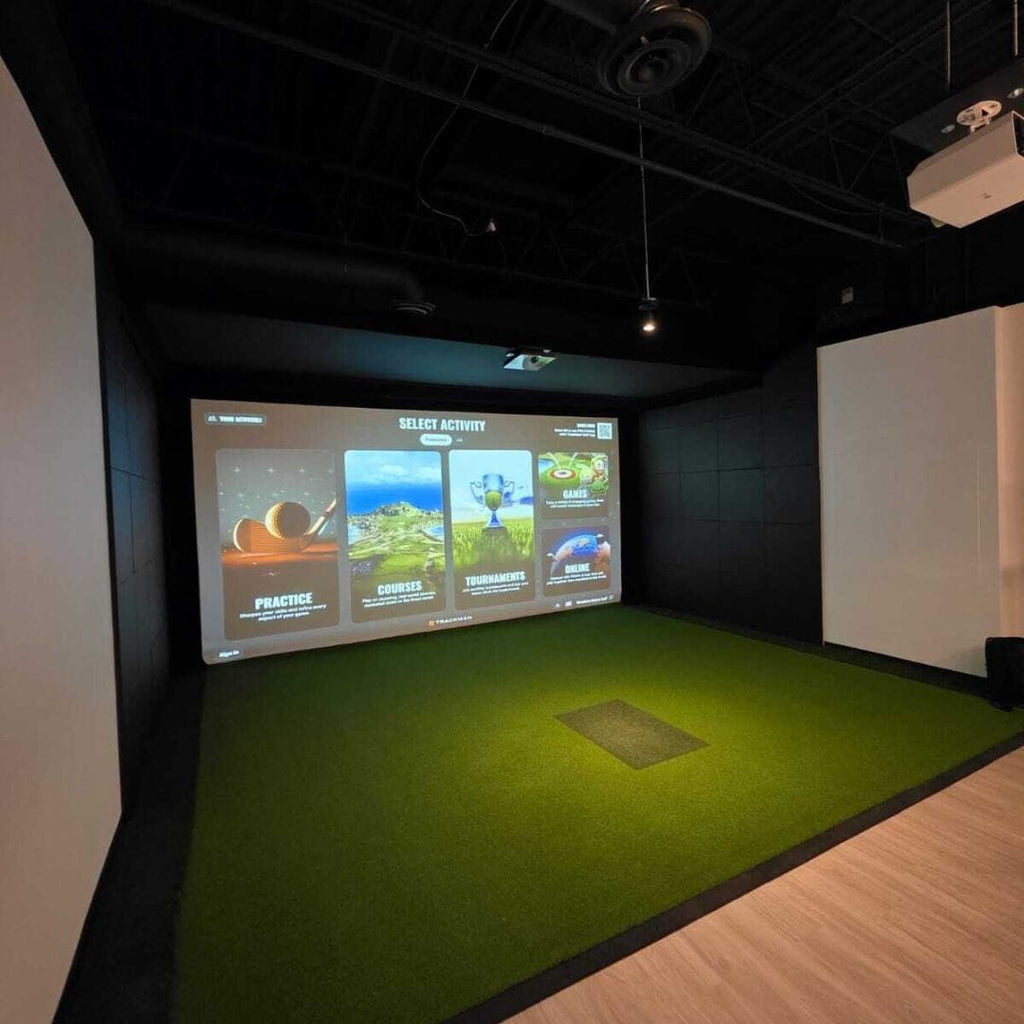 Trackman Projector Screen Trackman iO Launch Monitor