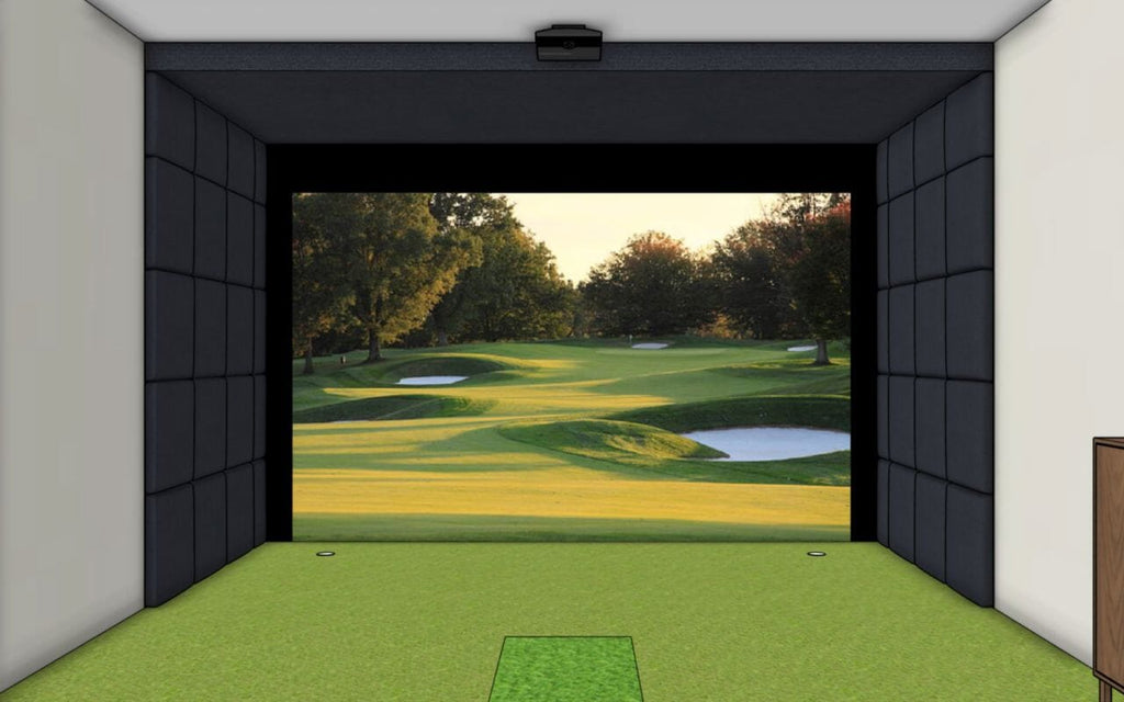Trackman Custom design golf simulator