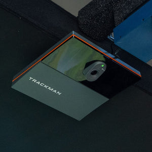 Trackman iO Launch Monitor mounted 