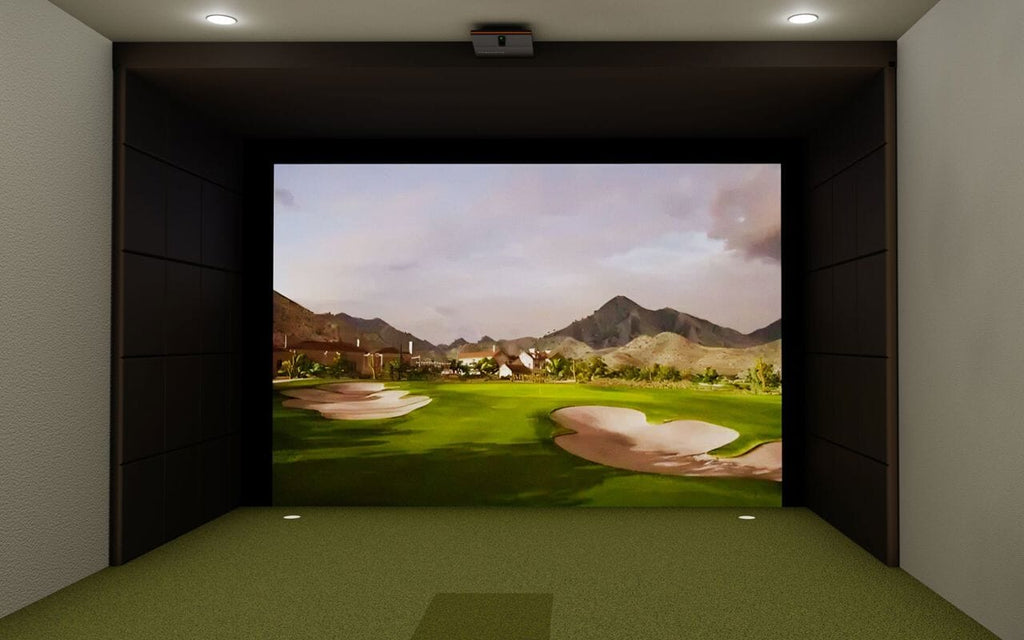 Trackman Golf Simulator 3d Render
