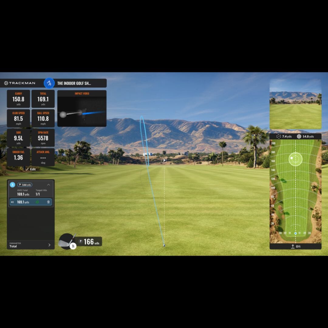 Trackman Projector Screen Trackman 4 Launch Monitor
