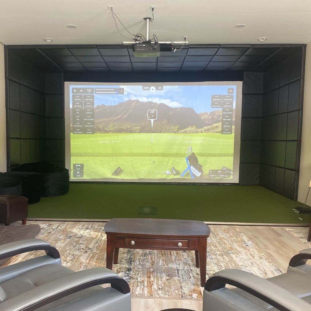 SIGPRO Golf Simulator Wall Padding – Indoor Golf Shop