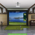 Bushnell Launch Pro SIG10 Golf Simulator Package Golf Simulator Bushnell Golf SIGPRO 4' x 7' 