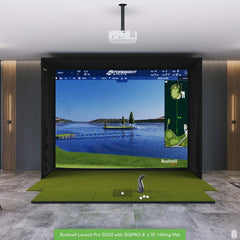 Bushnell Launch Pro SIG12 Golf Simulator Package Golf Simulator Bushnell Golf SIGPRO 4' x 10' 