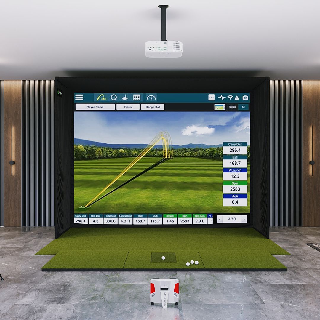 FlightScope X3 SIG12 Golf Simulator Package – Indoor Golf Shop