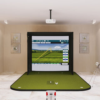 FlightScope X3 SIG8 Golf Simulator Package Golf Simulator Flightscope SIG8 Golf Simulator Flooring 
