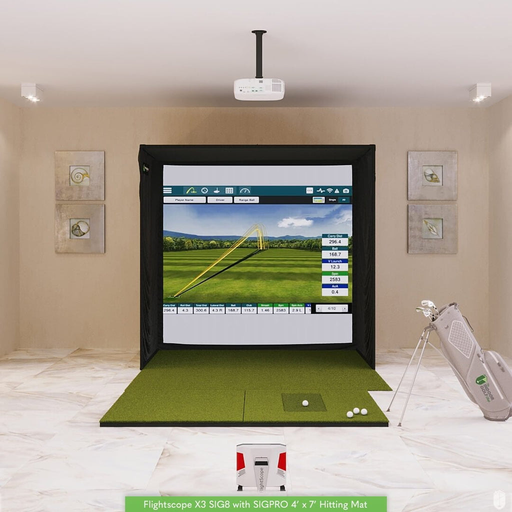 FlightScope X3 SIG8 Golf Simulator Package – Indoor Golf Shop