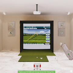 FlightScope X3 SIG8 Golf Simulator Package Golf Simulator Flightscope 5' x 5' 