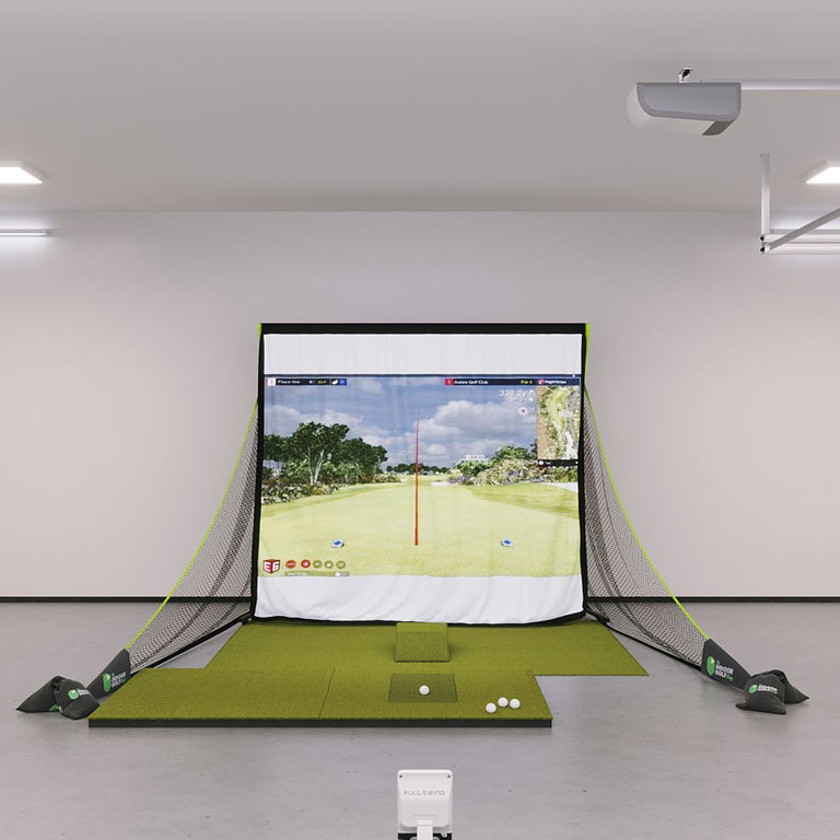 Full Swing KIT Bronze Golf Simulator Package Golf Simulator Full Swing SIGPRO 4' x 7' 