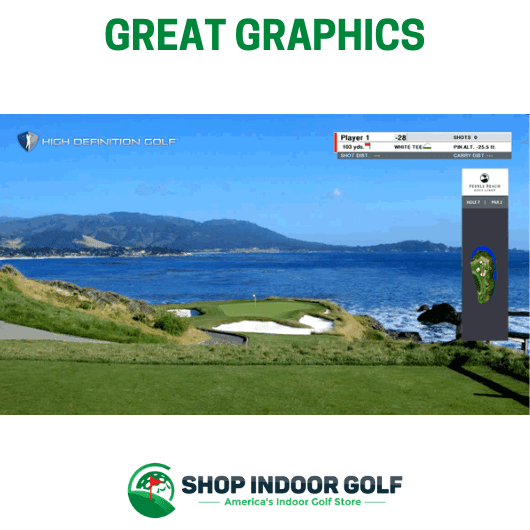 HD Golf Simulator Ultimate Entertainment Package Golf Simulator HD Golf 