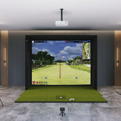 Garmin Approach R10 SIG10 Golf Simulator Package Golf Simulator Garmin SIGPRO Softy 4'x10' 