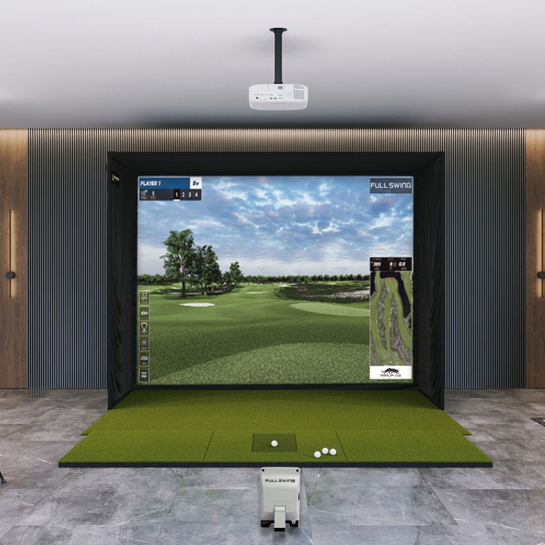 Full Swing KIT SIG10 Golf Simulator Package Golf Simulator Full Swing SIGPRO Softy 4' x 10' 