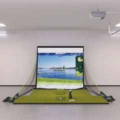 Bushnell Launch Pro Bronze Golf Simulator Package Golf Simulator Bushnell Golf SIGPRO 4' x 10' 