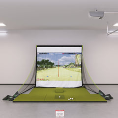 FlightScope Mevo+ Bronze Golf Simulator Package Golf Simulator Flightscope SIGPRO 4' x 10' None 