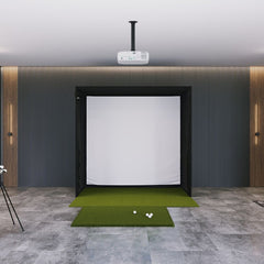 SIG8 Golf Simulator Studio - Complete Package Golf Simulator Screen Shop Indoor Golf Fairway Series 5' x 5' 