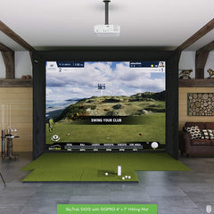 SkyTrak SIG12 Golf Simulator Package Golf Simulator SkyTrak SIGPRO 4' x 7' None 