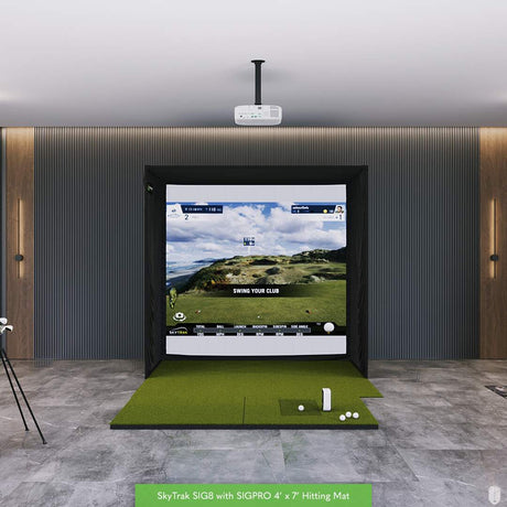 SkyTrak SIG8 Golf Simulator Golf Simulator SkyTrak SIGPRO 4' x 7' None 