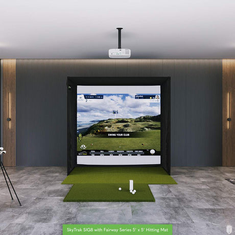 SkyTrak SIG8 Golf Simulator Golf Simulator SkyTrak Fairway Series 5' x 5' None 