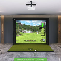 Uneekor QED SIG10 Golf Simulator Golf Simulator Uneekor SIGPRO 4' x 10' Ignite 