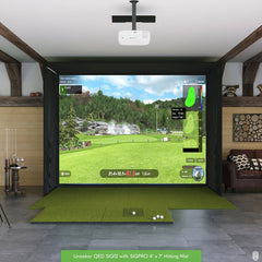Uneekor QED SIG12 Golf Simulator Golf Simulator Uneekor SIGPRO 4' x 7' Ignite 