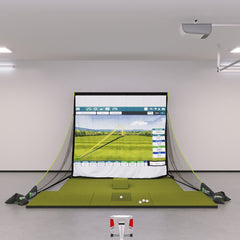 FlightScope X3 Bronze Golf Simulator Package Golf Simulator Flightscope SIGPRO 4' x 10' 