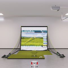 FlightScope X3 Bronze Golf Simulator Package Golf Simulator Flightscope SIGPRO 4' x 7' 