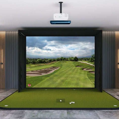 TruGolf APOGEE SIG12 Golf Simulator Package Golf Simulator TruGolf SIGPRO Golf Simulator Flooring 