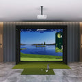 Bushnell Launch Pro SIG10 Golf Simulator Package Golf Simulator Bushnell Golf Fairway Series 5' x 5'