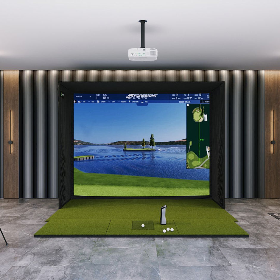 Foresight Sports GCQuad SIG10 Golf Simulator Golf Simulator Foresight Sports SIGPRO 4' x 10' None 