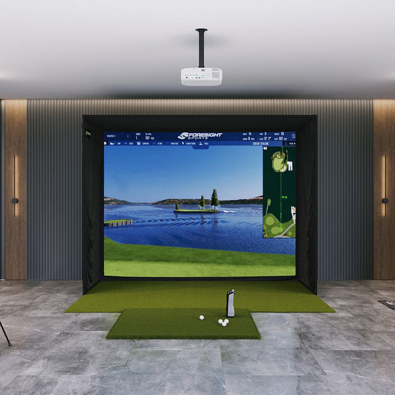 Foresight Sports GCQuad SIG10 Golf Simulator Golf Simulator Foresight Sports Fairway Series 5' x 5' None 
