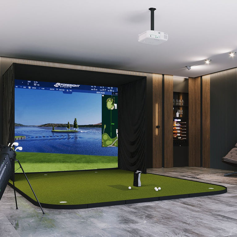 Foresight Sports GCQuad SIG10 Golf Simulator Golf Simulator Foresight Sports SIG10 Golf Simulator Flooring None 