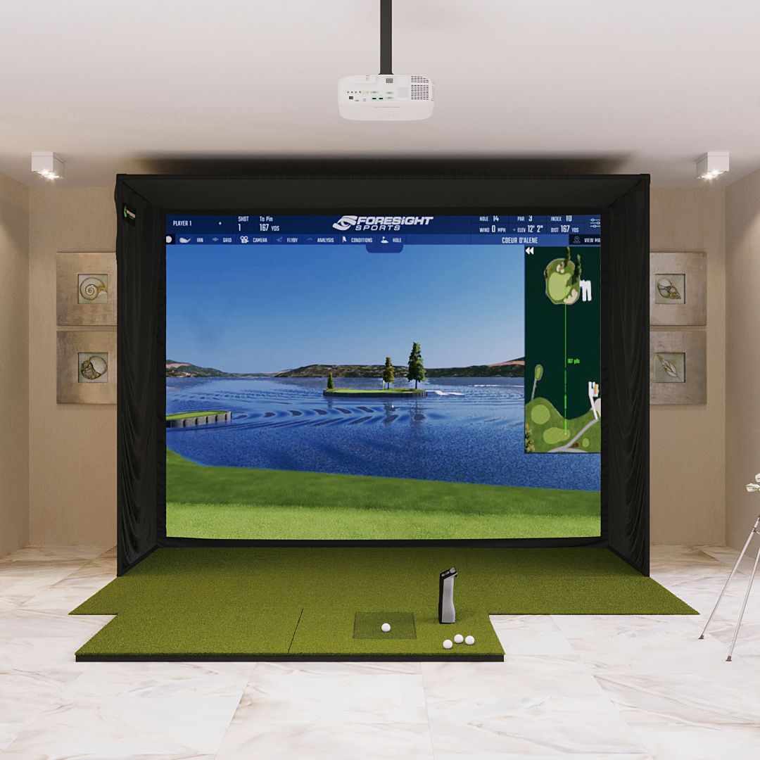 Foresight Sports GCQuad SIG12 Golf Simulator Golf Simulator Foresight Sports SIGPRO 4' x 7' None 