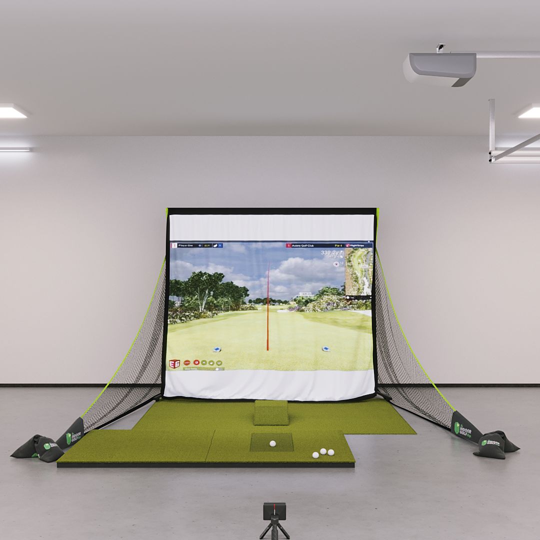 Garmin Approach R10 Bronze Golf Simulator Package Golf Simulator Garmin SIGPRO 4' x 7' 
