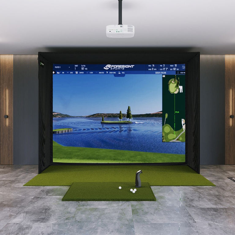 Foresight Sports GC3 SIG12 Golf Simulator Package Golf Simulator Foresight Sports Fairway Series 5' x 5' None 