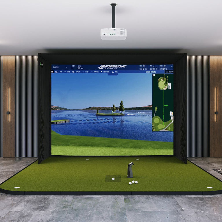 Foresight Sports GC3 SIG12 Golf Simulator Package Golf Simulator Foresight Sports Golf Simulator Flooring None 