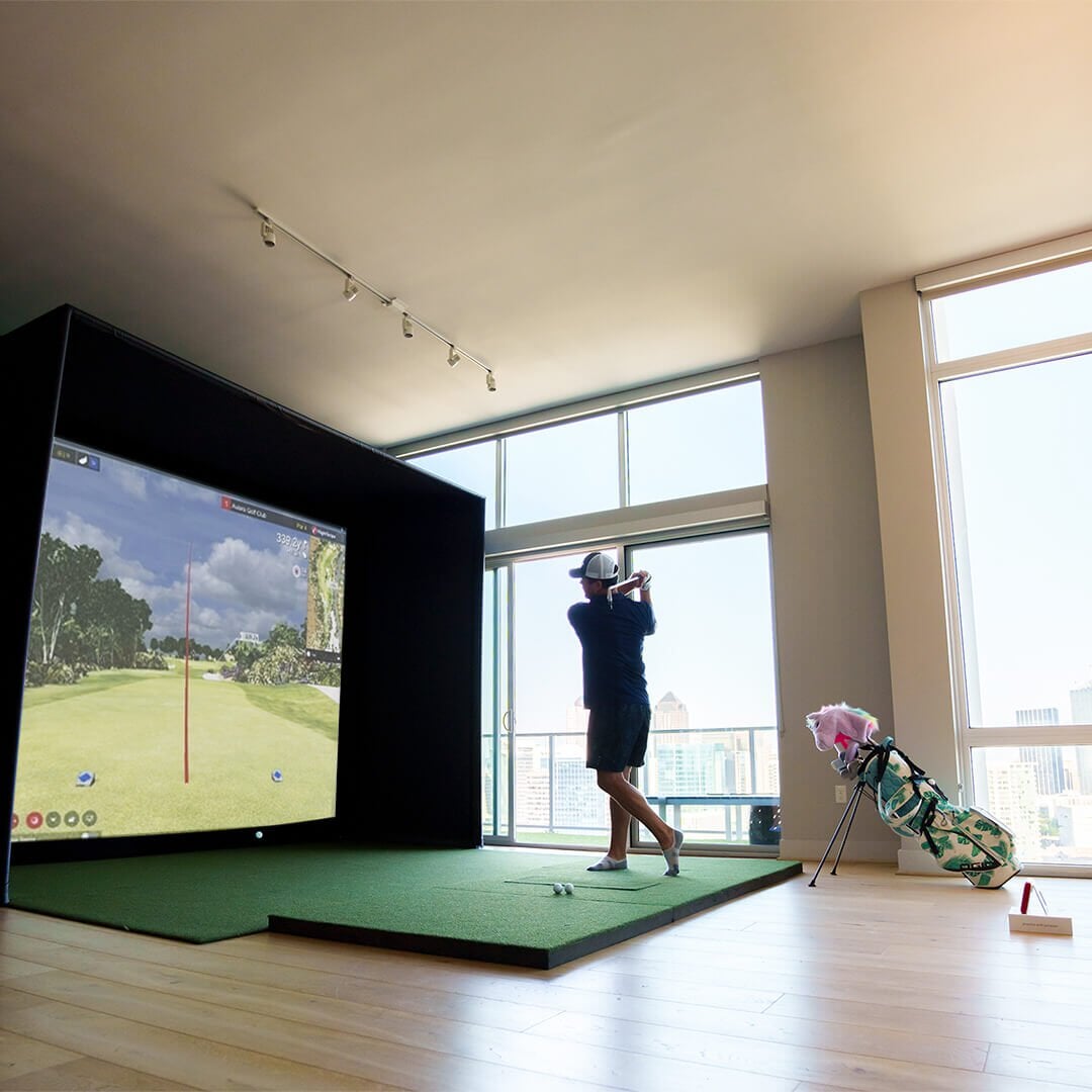 FlightScope Mevo+ SIG12 Golf Simulator Package Golf Simulator Flightscope