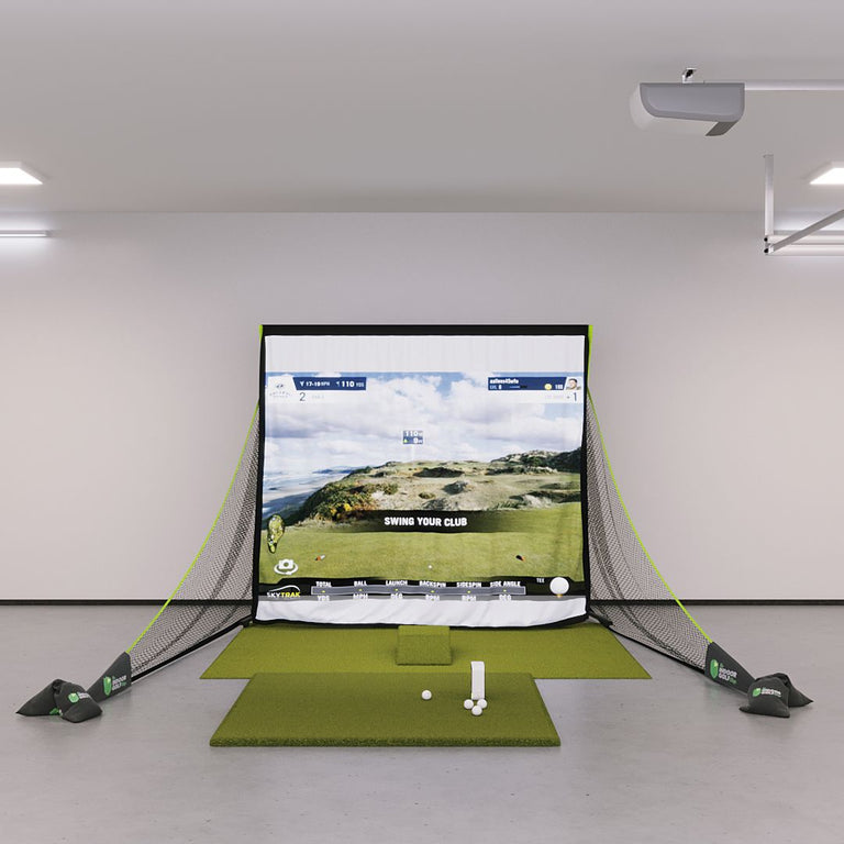 SkyTrak Bronze Golf Simulator Package Golf Simulator SkyTrak Fairway Series 5' x 5' None 