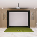 SIG10 Golf Simulator Studio - Complete Package Golf Simulator Screen Shop Indoor Golf SIGPRO 4' x 10'